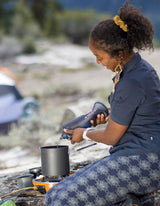 Lifestraw Peak Series Collapsible Squeeze Bottle- Product in use