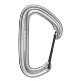 Black Diamond LiteWire Carabiner Outdoor Action Dark Gray- Product Overview