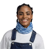 Buff CoolNet UV® Bug Slinger™ Neckwear Outdoor Action Lazs Blue- front fit