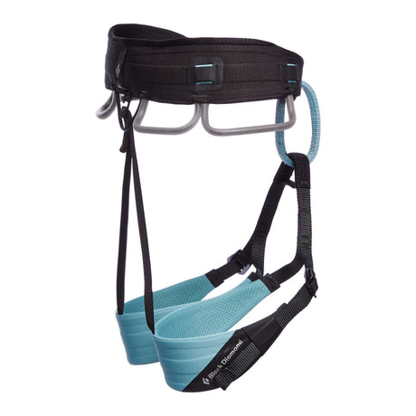 Black Diamond Women's Technician Harness Outdoor Action- Side View