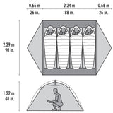 MSR Elixir™ 4-Person Backpacking Tent Outdoor Action