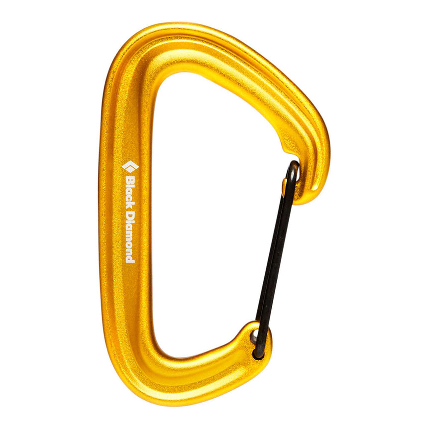 Black Diamond LiteWire Carabiner Outdoor Action Yellow- Product Overview