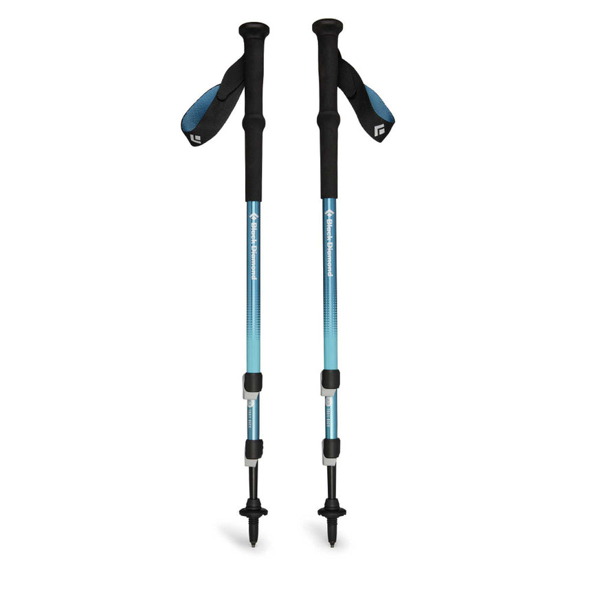 Black Diamond Trail Back Trekking Poles Outdoor Action Creek Blue- Product Overview