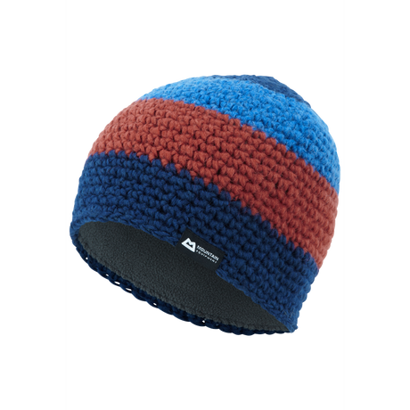 Mountain Equipment Flash Beanie Outdoor Action Navy/Lt Ocean/Henna - Side View