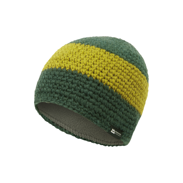 Mountain Equipment Flash Beanie Outdoor Action Pine/Acid/Fern - Side View