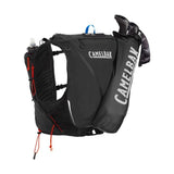 CamelBak Apex Pro Run Vest 34Oz Outdoor Action Black - Trekking Pole Quiver Front Angled