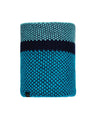 Buff Neckwarmer Knitted Outdoor Action Tilda Curacao Blue- Front