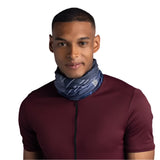 Buff CoolNet UV® Neckwear Outdoor Action Nexs Blue- front fit