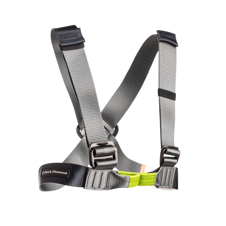 Black Diamond Vario Chest Harness Outdoor Action Black- Product Overview