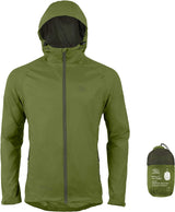 Highlander Stow and Go Packaway Jacket olive