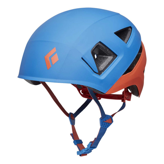 Black Diamond Capitan Kid's Helmet Ultra Blue-Persimmon - Front