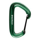 Black Diamond LiteWire Carabiner Outdoor Action Green- Product Overview