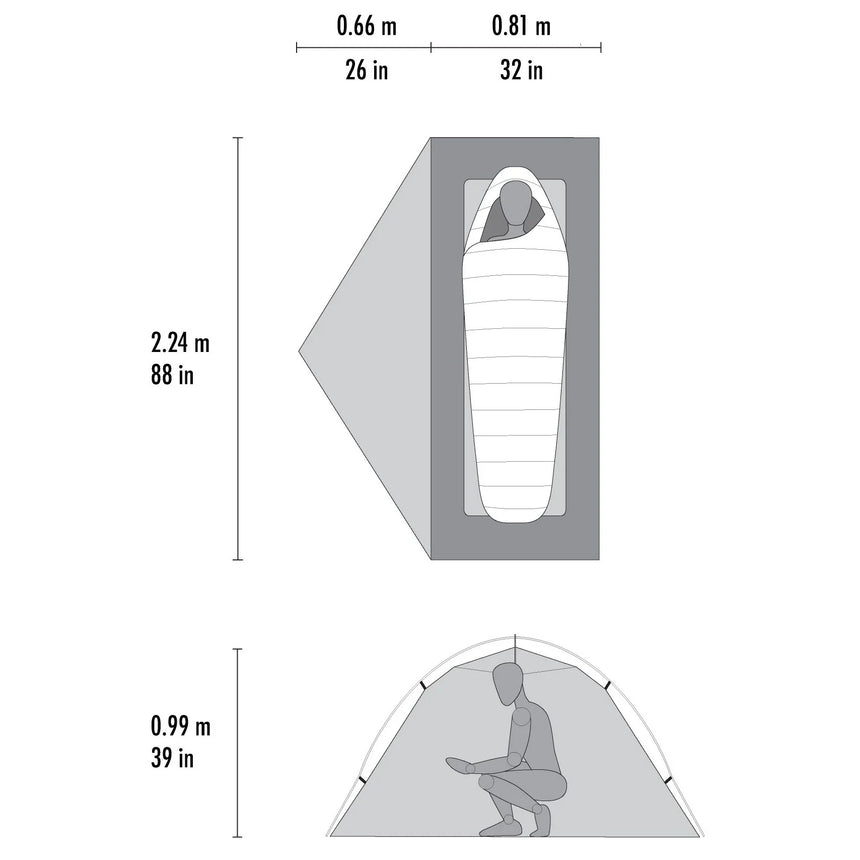 MSR Hubba Hubba™ LT 1-Person Backpacking Tent Outdoor Action