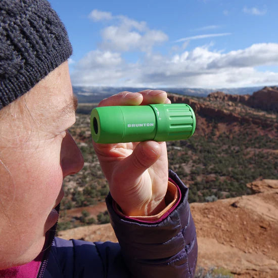 Brunton ECHO® Pocket Monocular Outdoor Action Green - Product In Use