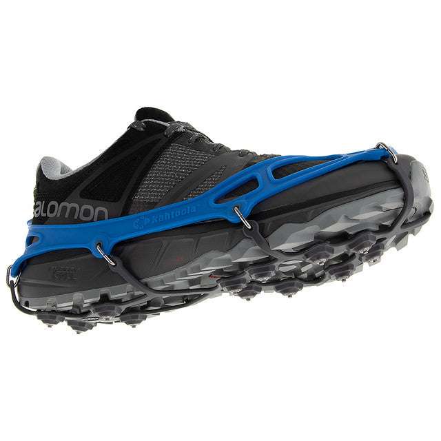 Kahtoola Exospikes Outdoor Action Blue- Side View