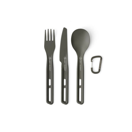 Frontier Ultralight Cutlery Set - Fork, Spoon & Knife Outdoor Action Grey- Product Overview