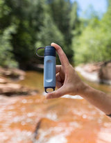 Lifestraw Peak Series Solo Outdoor Action- Product in use