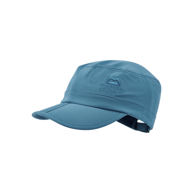 Mountain Equipment Frontier Cap Outdoor Action Alto Blue - Side View