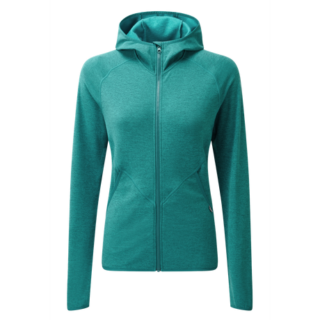 Mountain Equipment Calico Hooded Women's Jacket Outdoor Action Deep Teal - Front