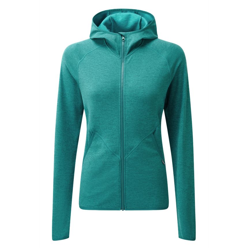 Mountain Equipment Calico Hooded Women's Jacket Outdoor Action Deep Teal - Front