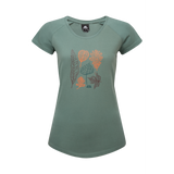 Mountain Equipment Leaf Women's Tee Outdoor Action Sage - Front Sage - Front