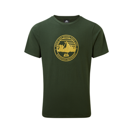 Mountain Equipment Roundel Men's Tee Outdoor Action Conifer - Front