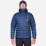 Mountain Equipment Frostline Men's Jacket Outdoor Action Dusk - Front Fit on Model