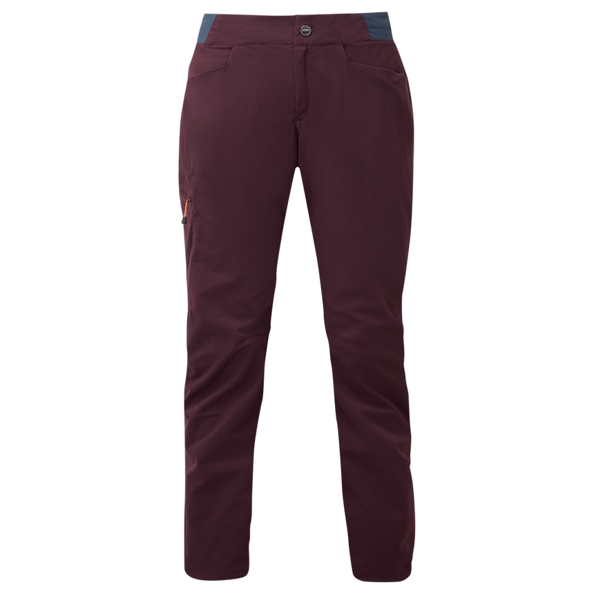 Mountain Equipment Dihedral Women's Pant Outdoor Action Raisin - Front