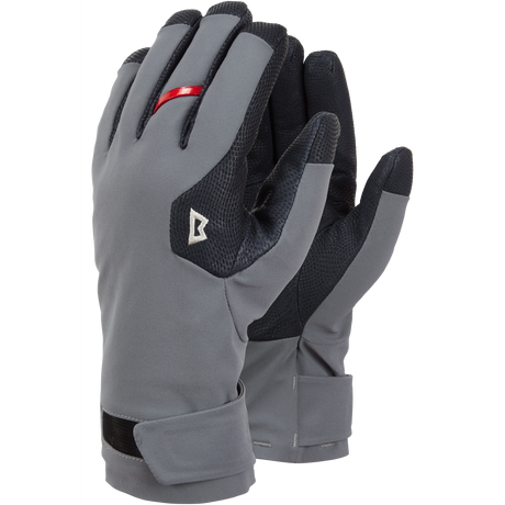 Mountain Equipment Hard Mixed Gloves Outdoor Action Flint Grey/Dark Navy - Paired