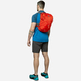 Mountain Equipment Tupilak 20 Vest Pack Outdoor Action Magma - Worn by the model