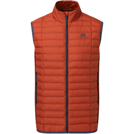 Mountain Equipment Particle Mens Vest Outdoor Action Red Rock - Front