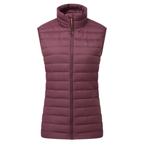 Mountain Equipment Earthrise Women's Vest Outdoor Action Raisin - Front