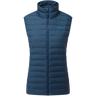 Mountain Equipment Earthrise Women's Vest Outdoor Action Majolica Blue - Front