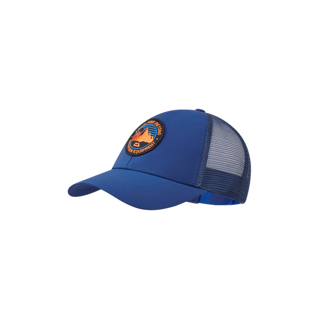 Mountain Equipment Roundel Cap Outdoor Action Admiral Blue - Side View