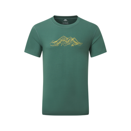 Mountain Equipment Groundup Mountain Men's Tee Outdoor Action Fern - Front