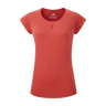 Mountain Equipment Equinox Women's Tee Outdoor Action Rosewood - Front