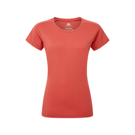 Mountain Equipment  Headpoint Women's Tee Outdoor Action Rosewood - Front