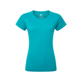 Mountain Equipment  Headpoint Women's Tee Outdoor Action Topaz - Front