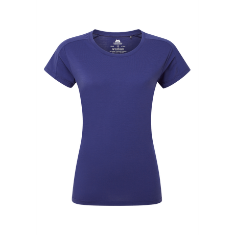 Mountain Equipment  Headpoint Women's Tee Outdoor Action Amethyst - Front