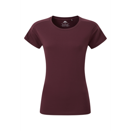 Mountain Equipment  Headpoint Women's Tee Outdoor Action Raisin - Front