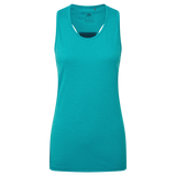 Mountain Equipment Nava Women's Tank Outdoor Action Topaz/Majolica - Front