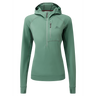 Mountain Equipment Aiguille Hooded Women's Top Outdoor Action Sage - Front