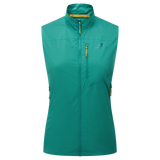 Mountain Equipment Aerotherm Women's Vest Outdoor Action Jade - Front