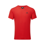 Mountain Equipment Groundup Men's Tee Outdoor Action Chili Red - Front