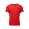 Mountain Equipment Groundup Men's Tee Outdoor Action Chili Red - Front