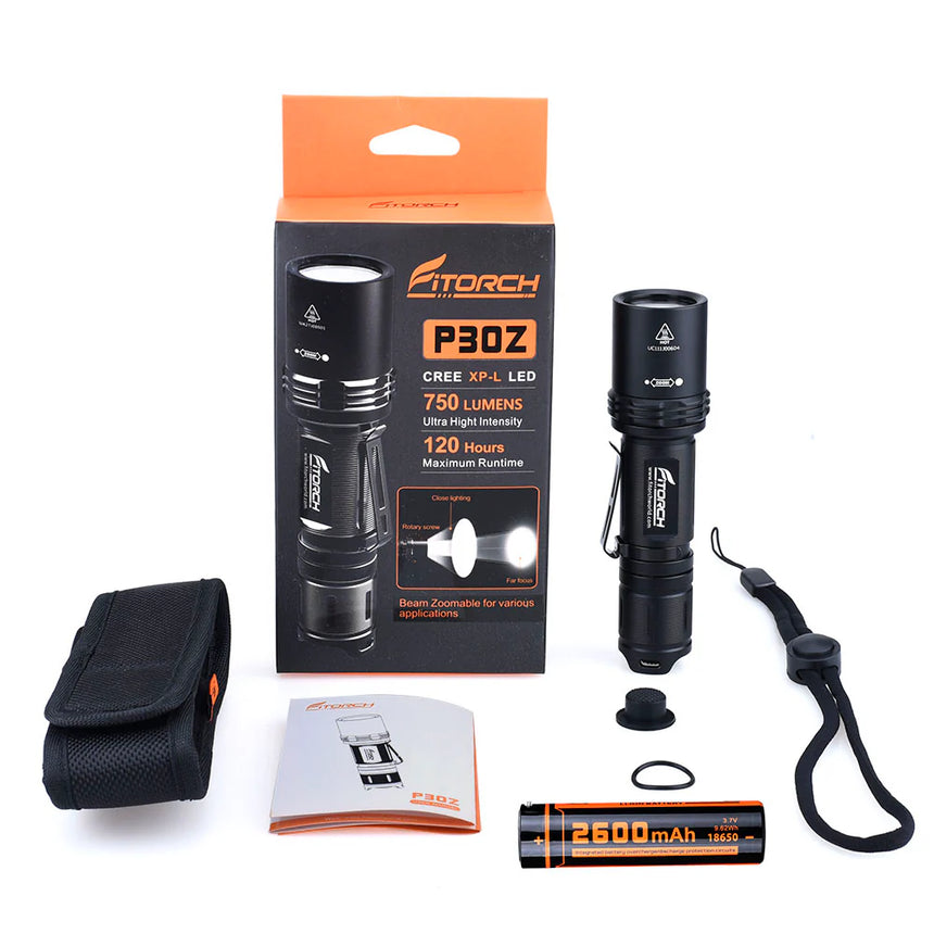 Fitorch P30Z Zoomable Torch