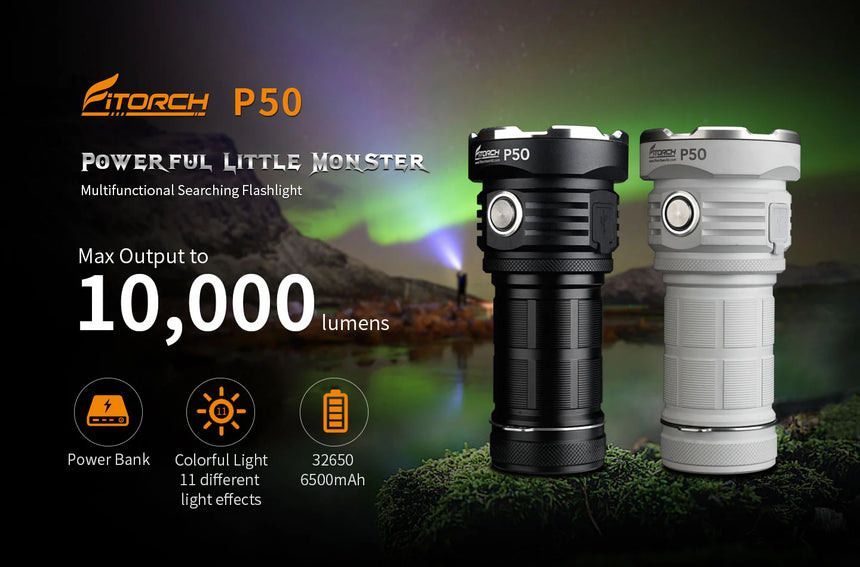 Fitorch P50 Rechargeable Searchlight