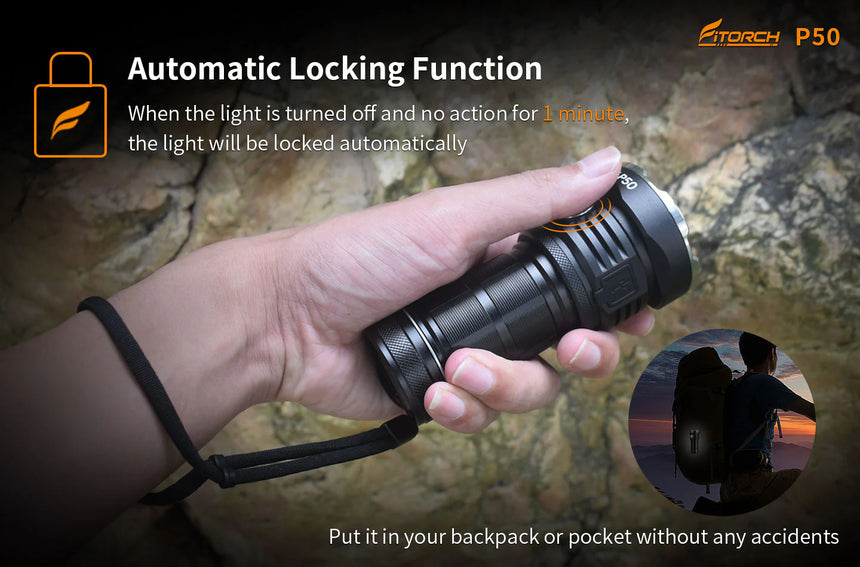 Fitorch P50 Rechargeable Searchlight