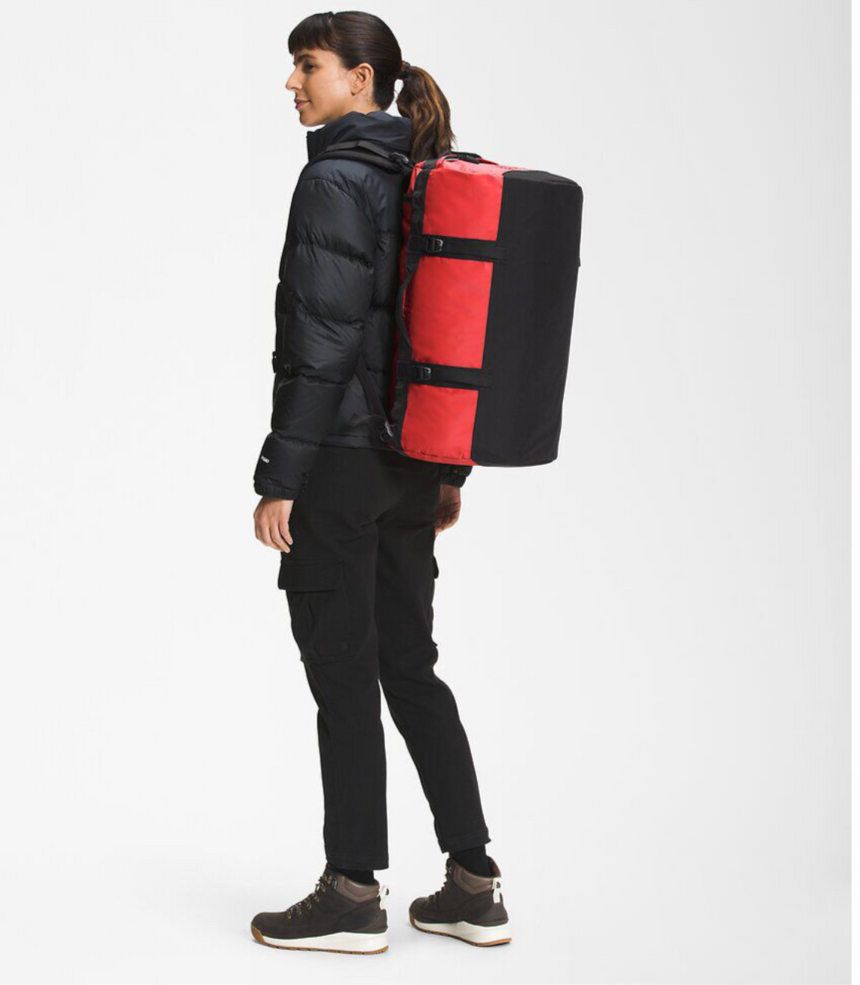 The North Face Base Camp Duffel - Small Red side model