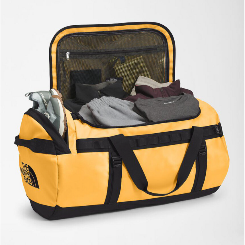 The North Face Base Camp Duffel - Large yellow front open